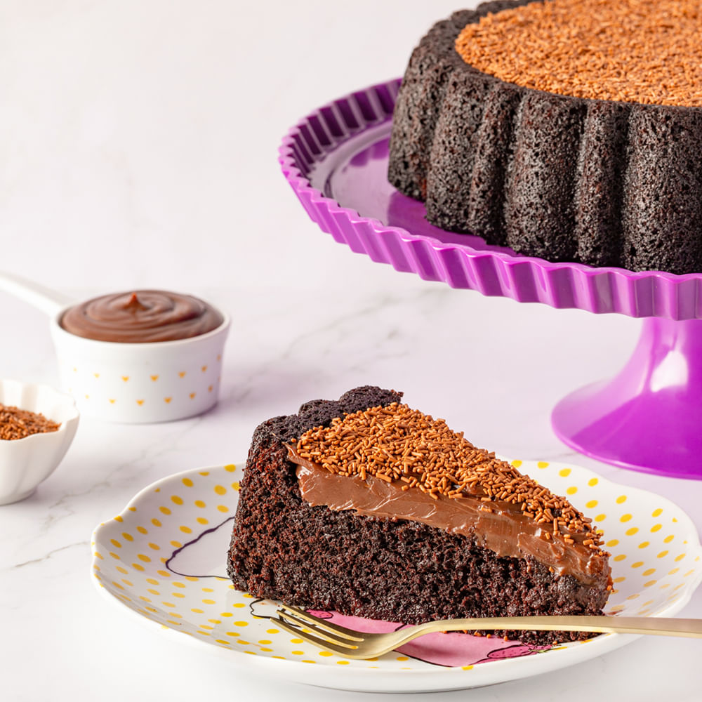 Bolo de chocolate com ganache - Panelinha