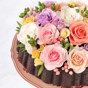 STEFAN’S FLOWER CAKE – BOLO DE ROSAS COLORIDAS