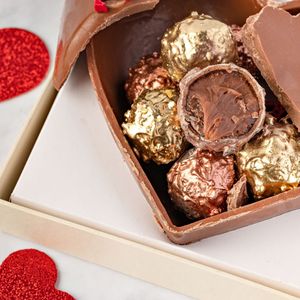CORAÇÃO CHOCOLATE “DON’T BREAK MY HEART!”