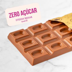 BARRINHA DE CHOCOLATE AO LEITE - ZERO AÇÚCAR