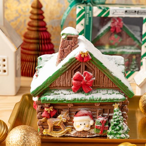 CASINHA DECORADA DE CHOCOLATE DO PAPAI NOEL