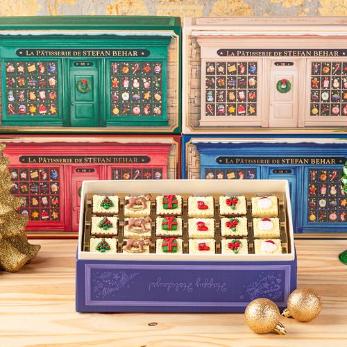 CAIXA DE BOMBONS DECORADOS – ENFEITES DE NATAL