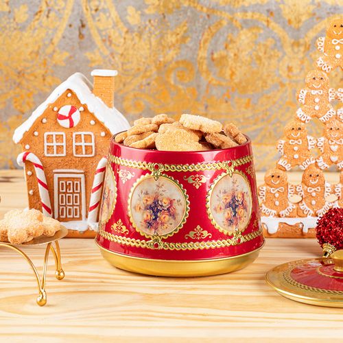 LATA DE BISCOITOS - CHAMPAGNE