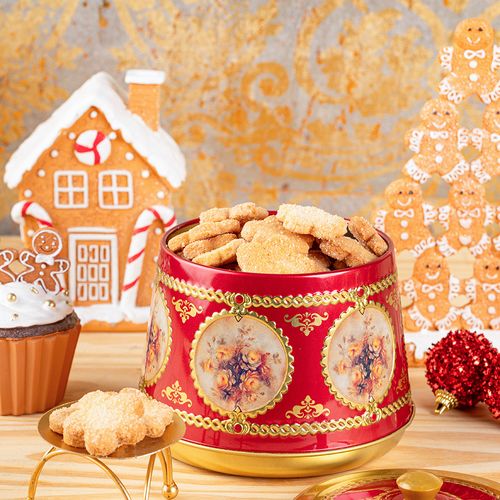 LATA DE BISCOITOS - CHAMPAGNE